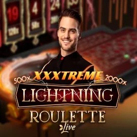 XXXtreme Lightning Roulette online game logo by Evolution on g-x-bets.nl